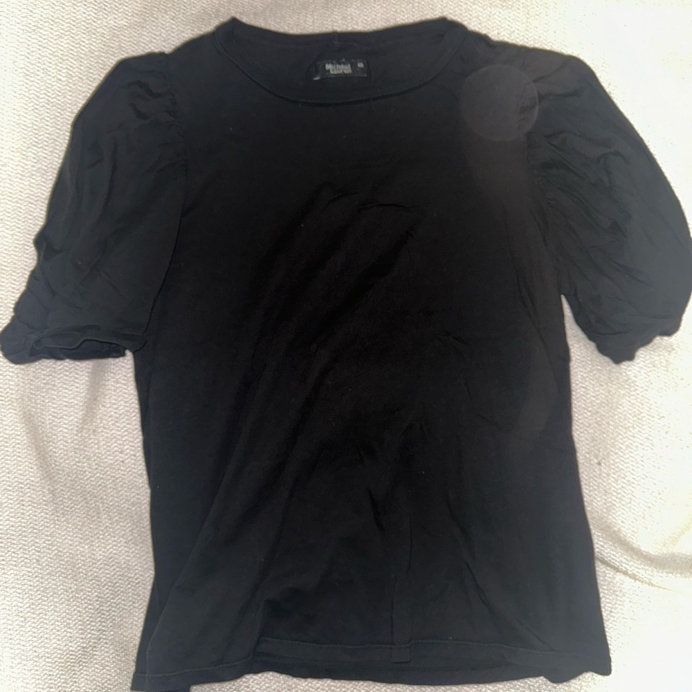 Michael Lauren puff sleeve top